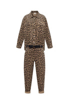 Le-Monade Dreams-Kadife Kahve Leopar Desenli Gömlek-Gömlek-3-roqelvaxirum.shop