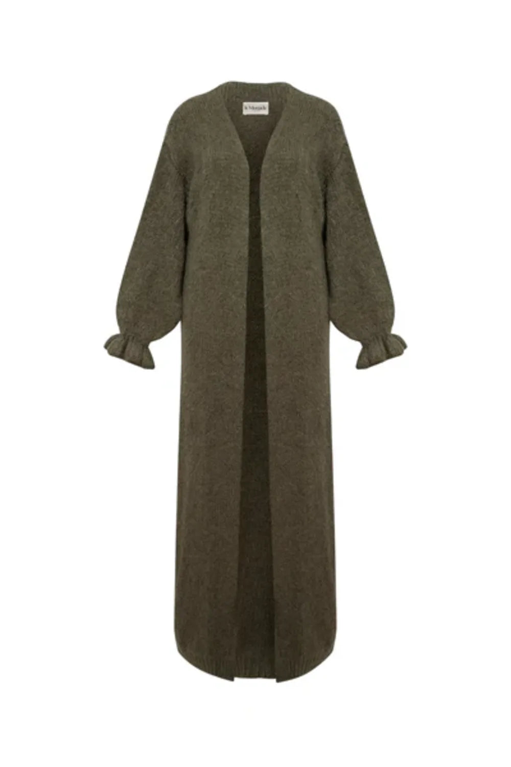 Le-Monade Dreams-Moher Haki Uzun Hırka-Kazak & Triko-1-roqelvaxirum.shop