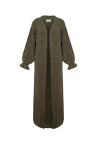Le-Monade Dreams-Moher Haki Uzun Hırka-Kazak & Triko-1-roqelvaxirum.shop
