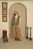 Le-Monade Dreams-Şönil Bej Kemer Detaylı Pantolon-Pantolon-3-roqelvaxirum.shop
