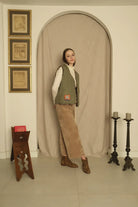Le-Monade Dreams-Şönil Bej Kemer Detaylı Pantolon-Pantolon-4-roqelvaxirum.shop