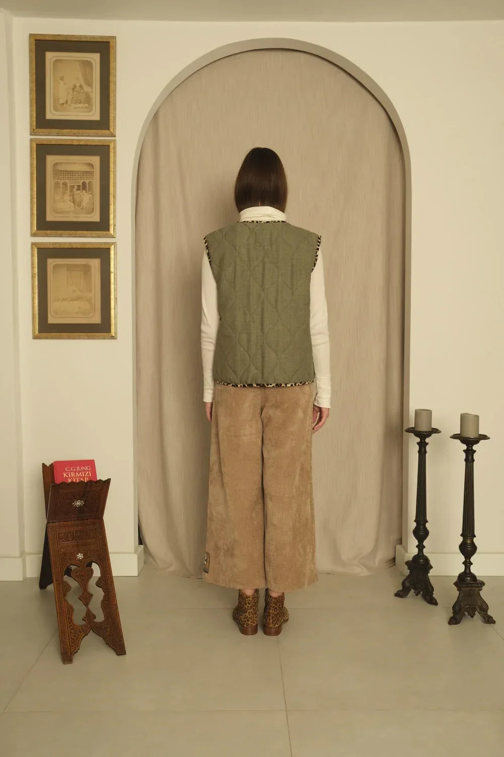 Le-Monade Dreams-Şönil Bej Kemer Detaylı Pantolon-Pantolon-5-roqelvaxirum.shop