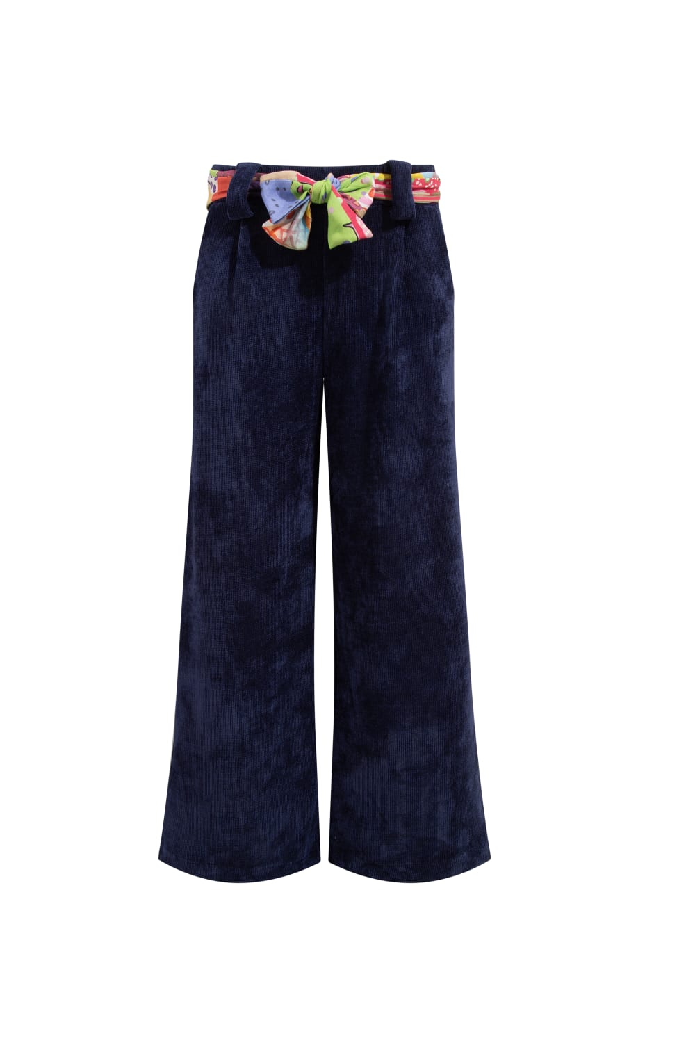 Le-Monade Dreams-Şönil Patch Kemer Detaylı Lacivert Pantolon-Pantolon-1-roqelvaxirum.shop