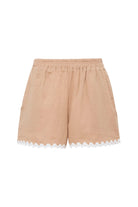 Le-Monade Dreams-Su Taşı Detaylı Bej Şort-Şort-1-roqelvaxirum.shop