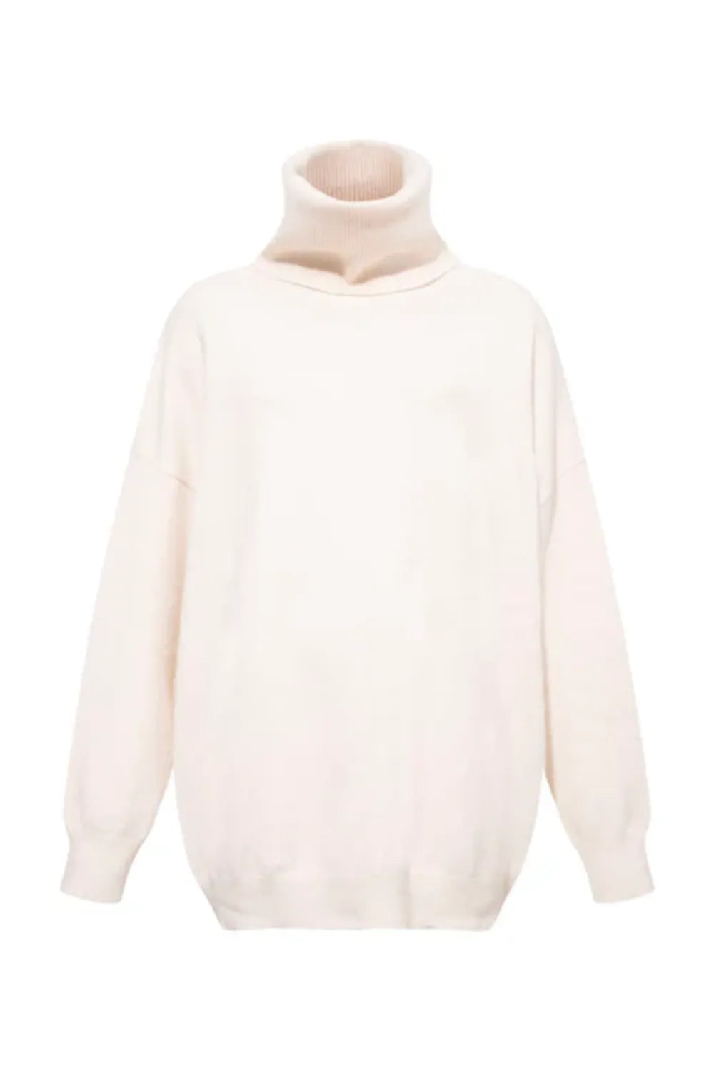 Le-Monade Dreams-Triko Ekru Oversize Tunik-Kazak & Triko-1-roqelvaxirum.shop