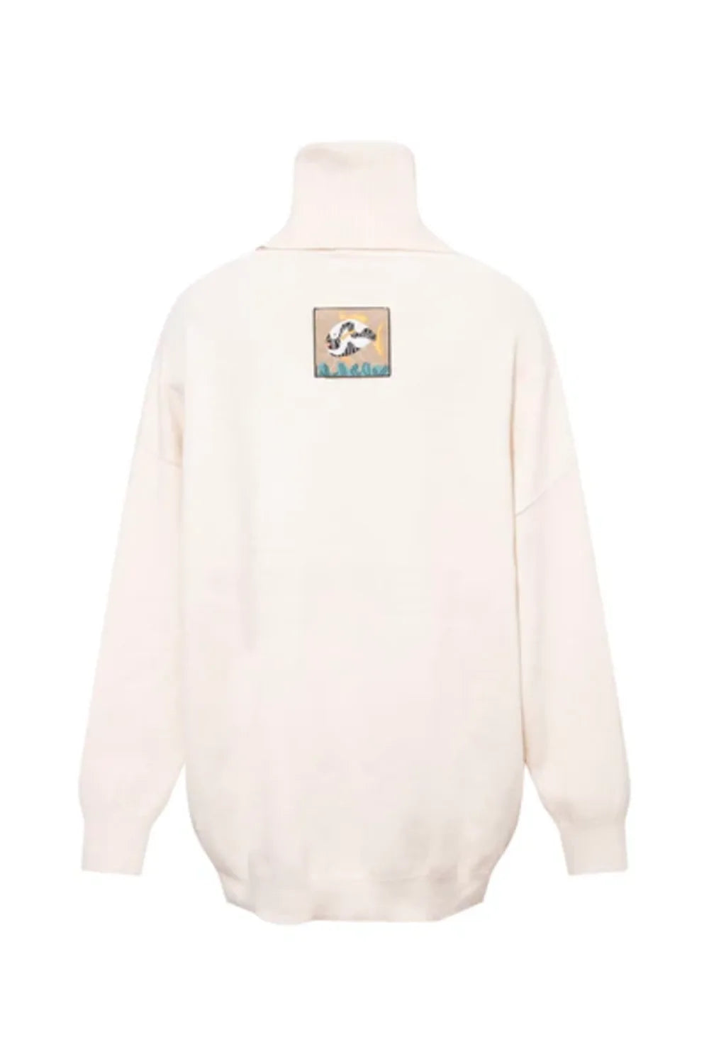 Le-Monade Dreams-Triko Ekru Oversize Tunik-Kazak & Triko-2-roqelvaxirum.shop