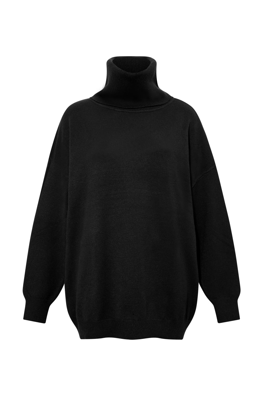 Le-Monade Dreams-Triko Siyah Oversize Tunik-Kazak & Triko-1-roqelvaxirum.shop