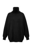 Le-Monade Dreams-Triko Siyah Oversize Tunik-Kazak & Triko-1-roqelvaxirum.shop