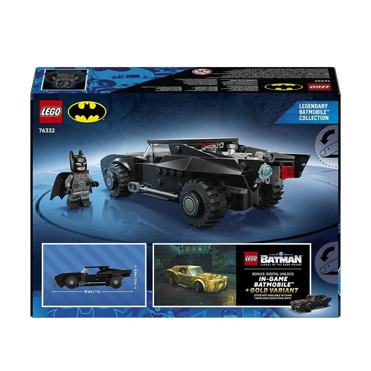 76332 Lego Dc Batman Batmobile 330 Parça +9 Yaş