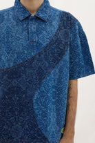 Les Benjamins-Denim Polo Tee 001-T-Shirts-5-roqelvaxirum.shop