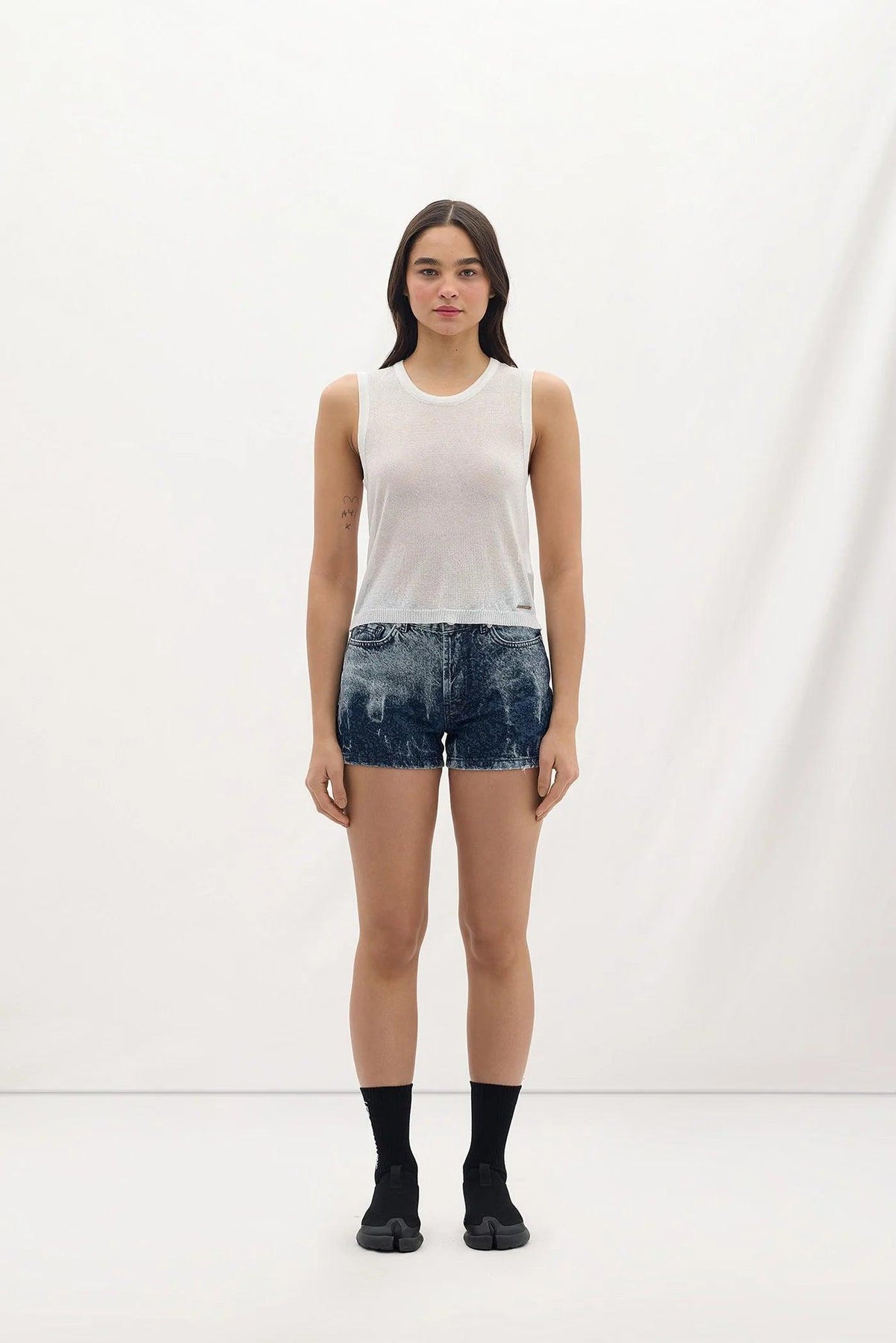 Les Benjamins-Denim Short 003-Şort-1-roqelvaxirum.shop