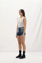Les Benjamins-Denim Short 003-Şort-2-roqelvaxirum.shop