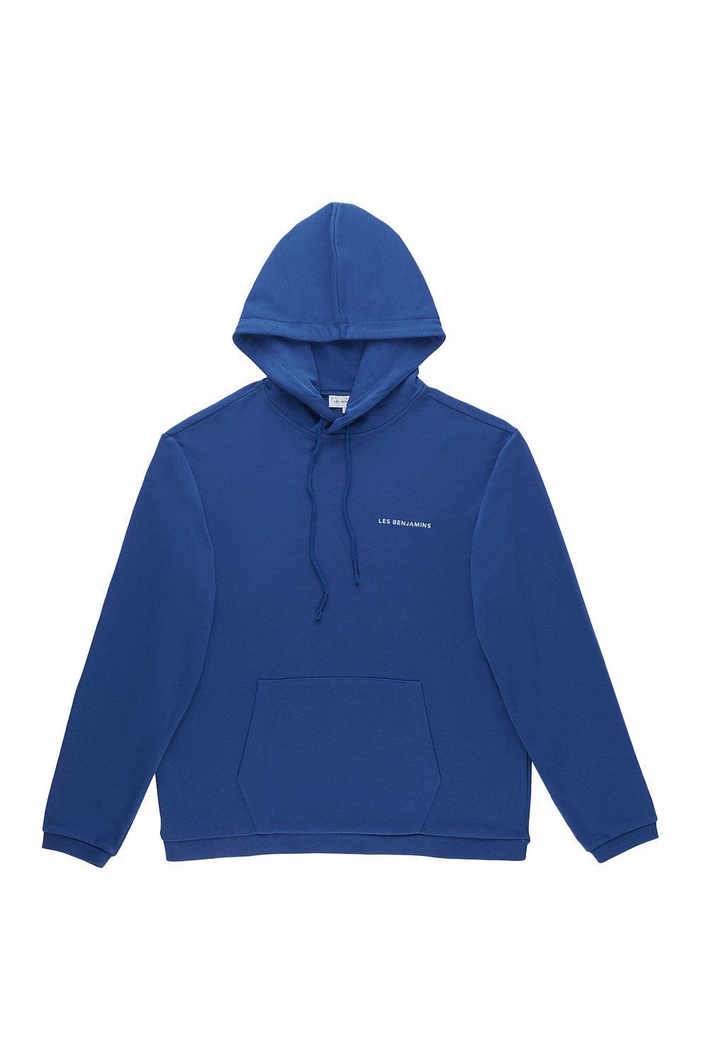 Les Benjamins-Hoodie 002 - Navy-Sweatshirts & Hoodies-2-roqelvaxirum.shop