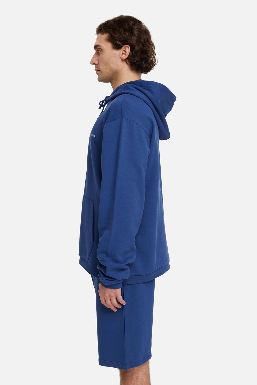 Les Benjamins-Hoodie 002 - Navy-Sweatshirts & Hoodies-3-roqelvaxirum.shop