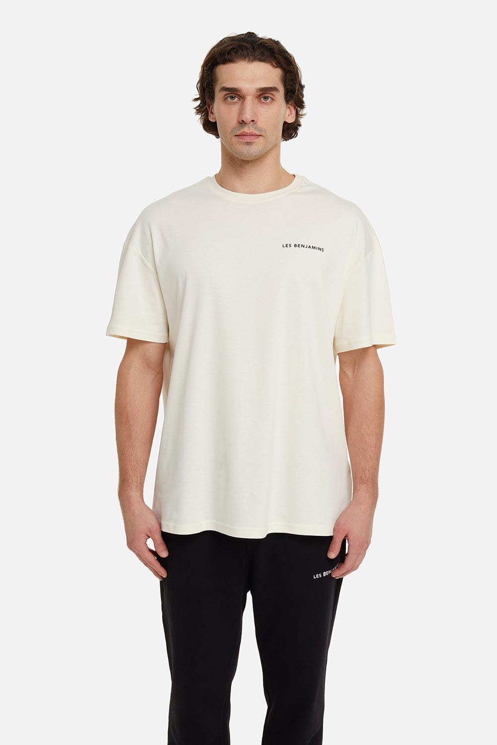 Les Benjamins-Oversized Tee 004 - Off White-T-Shirts-1-roqelvaxirum.shop