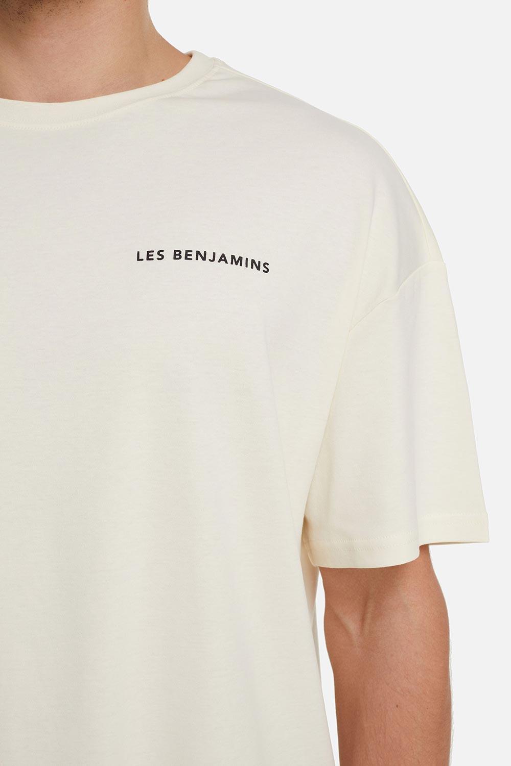 Les Benjamins-Oversized Tee 004 - Off White-T-Shirts-4-roqelvaxirum.shop