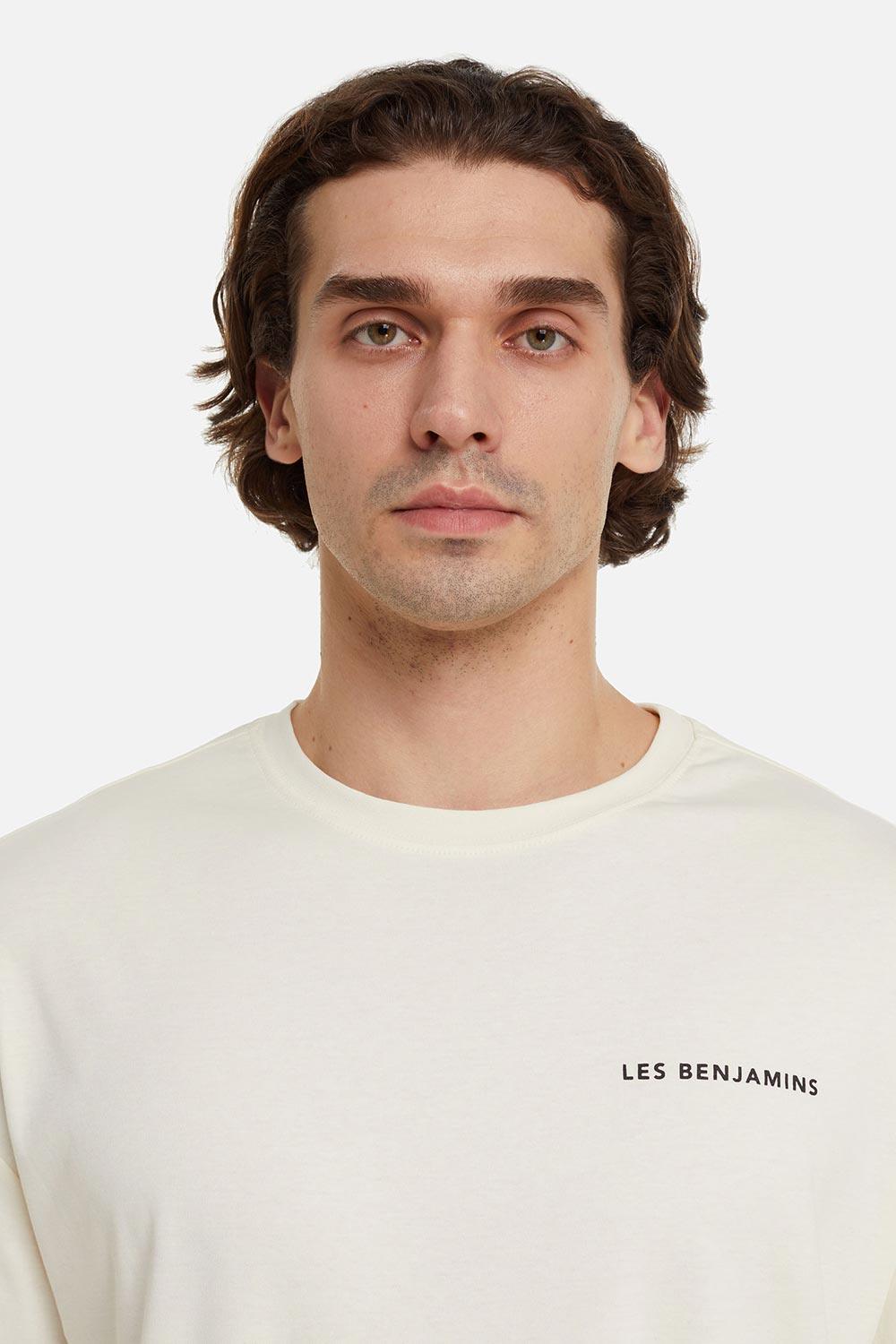 Les Benjamins-Oversized Tee 004 - Off White-T-Shirts-5-roqelvaxirum.shop