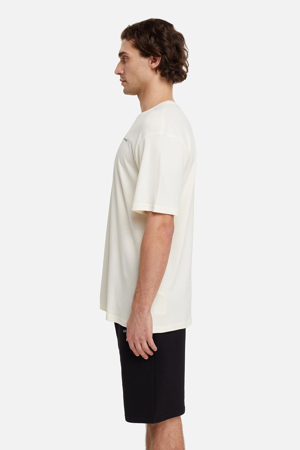 Les Benjamins-Short Sleeve Tee 009 - Off White-T-Shirts-6-roqelvaxirum.shop