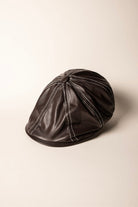 Les Merimes-Brown Flat Cap-Şapka-1-roqelvaxirum.shop
