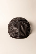 Les Merimes-Brown Flat Cap-Şapka-3-roqelvaxirum.shop