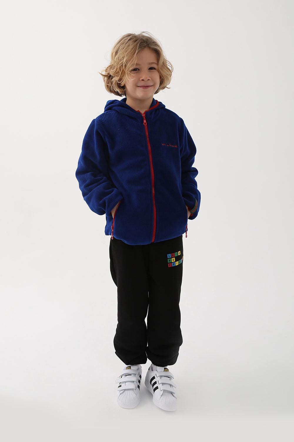 Let's Be Friends-Jogger Pantolon - Siyah-Eşofman-5-roqelvaxirum.shop