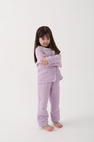 Let's Be Friends-Organik Muslin Pijama Takımı - Lila-Pijama Takımı-3-roqelvaxirum.shop