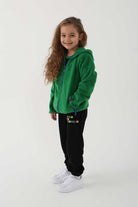 Let's Be Friends-Polar Zipli Hoodie - Yeşil-Sweatshirts & Hoodies-1-roqelvaxirum.shop