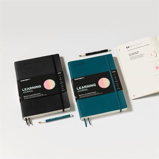 Leuchtturm 1917-Leuchttrum 1917 Learning Journal Composition (B5), Flexcover, Black, Almanca 367496-Noktalı-3-roqelvaxirum.shop