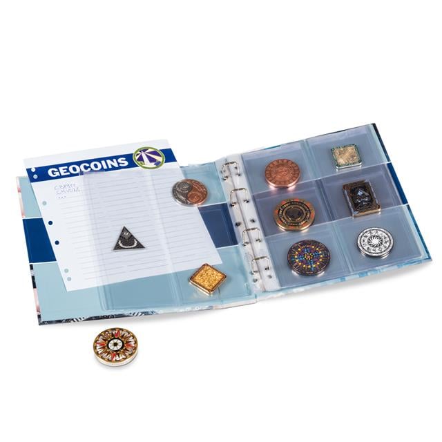 Leuchtturm 1917-Leuchtturm Geocoins Ve Tbs Albümü, 5 Numis Yaprak Dahil (Ref. No.: Lu358044)-Albümler-2-roqelvaxirum.shop
