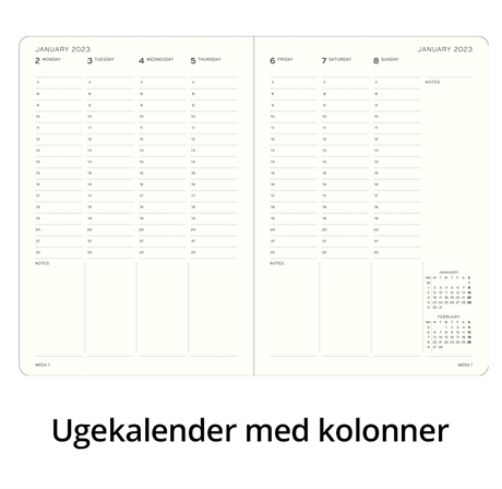 Leuchtturm 1917-Leuchtturm1917 Weekly Planner & Notebook 18 Months 2024 2025 Medium Sky 370717-Çizgisiz (Düz)-2-roqelvaxirum.shop