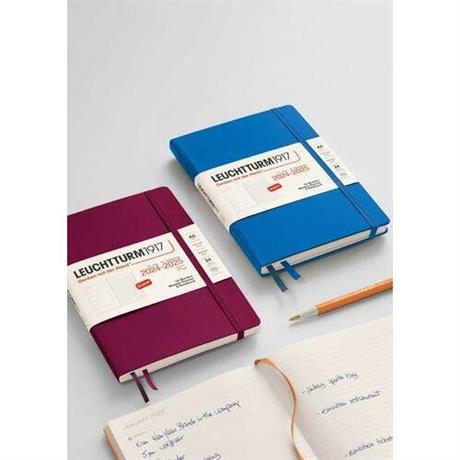 Leuchtturm 1917-Leuchtturm1917 Weekly Planner & Notebook 18 Months 2024 2025 Medium Sky 370717-Çizgisiz (Düz)-3-roqelvaxirum.shop