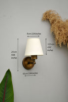 Mini Glow Vintage Gold Duvar Apliği - 6