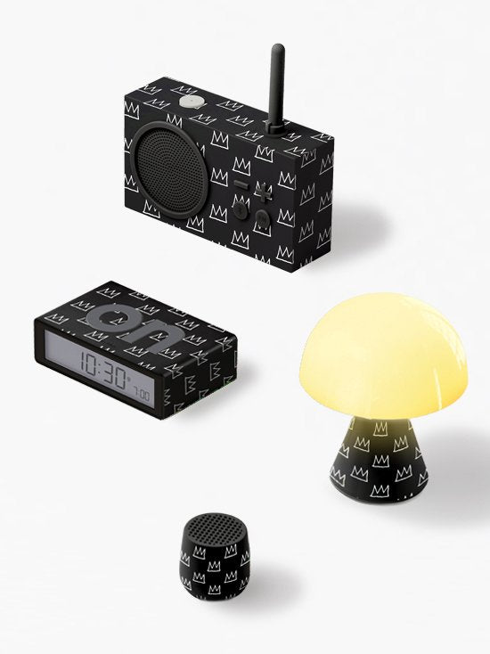 Lexon-Flip + Alarm Saat X X Jean Michel Basquiat Crown-Alarm Saatler-5-roqelvaxirum.shop