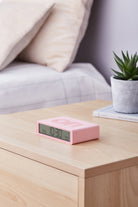 Lexon-Lexon Flip Klasik Şarj Edilebilir Alarm Saat Pembe-Alarm Saatler-6-roqelvaxirum.shop