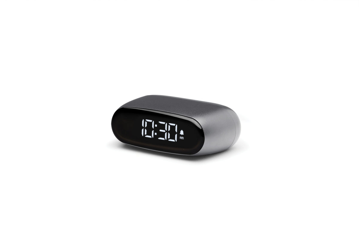Lexon-Minut Alarm Saat Metalik Gri-Alarm Saatler-1-roqelvaxirum.shop