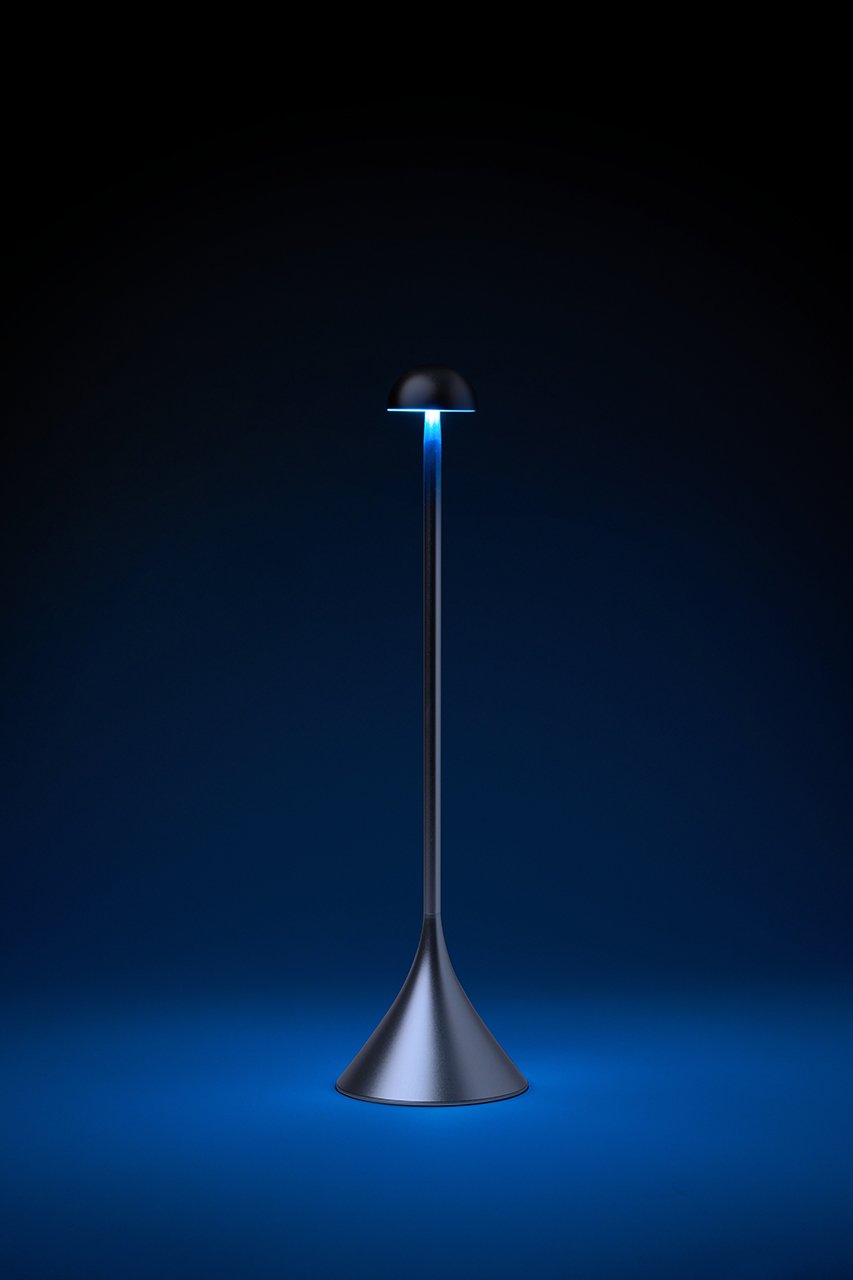 Lexon-Steli Dome Led Masa Lambası Alüminyum-Masa Lambası-6-roqelvaxirum.shop