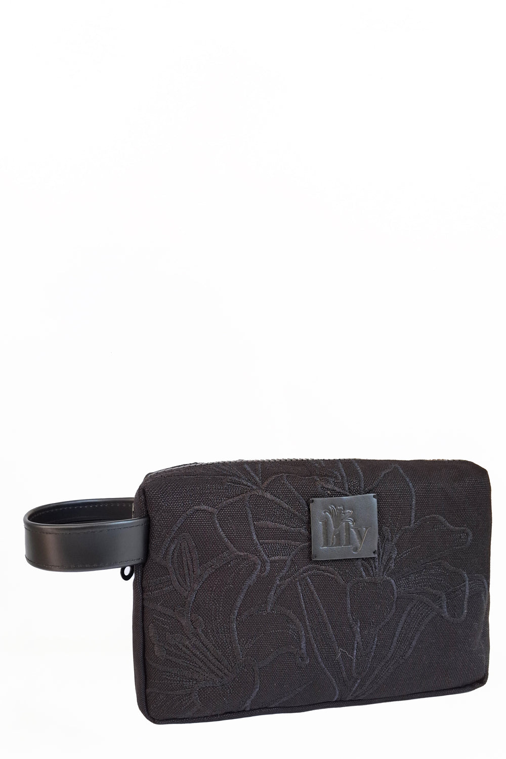 Siyah Kanvas Pouch - 2