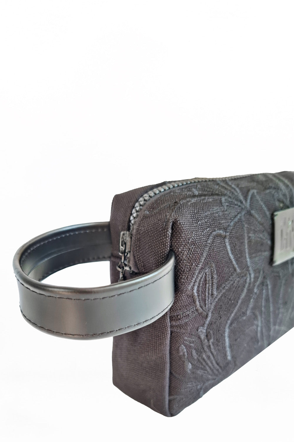 Siyah Kanvas Pouch - 3