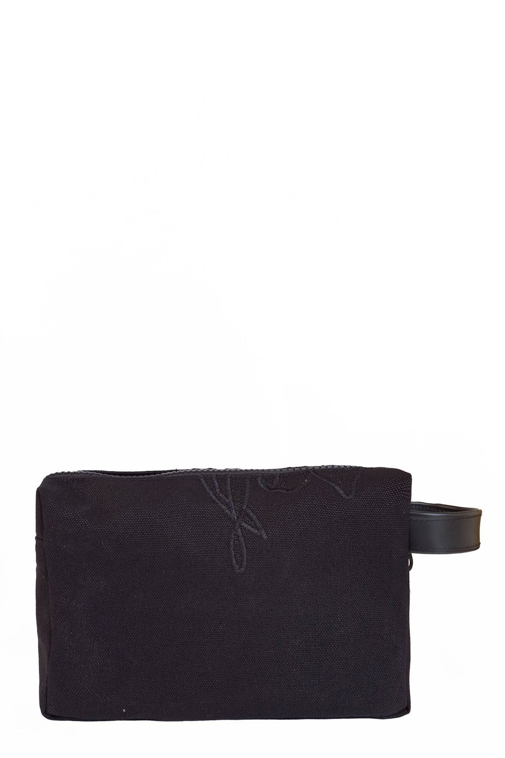 Siyah Kanvas Pouch - 4