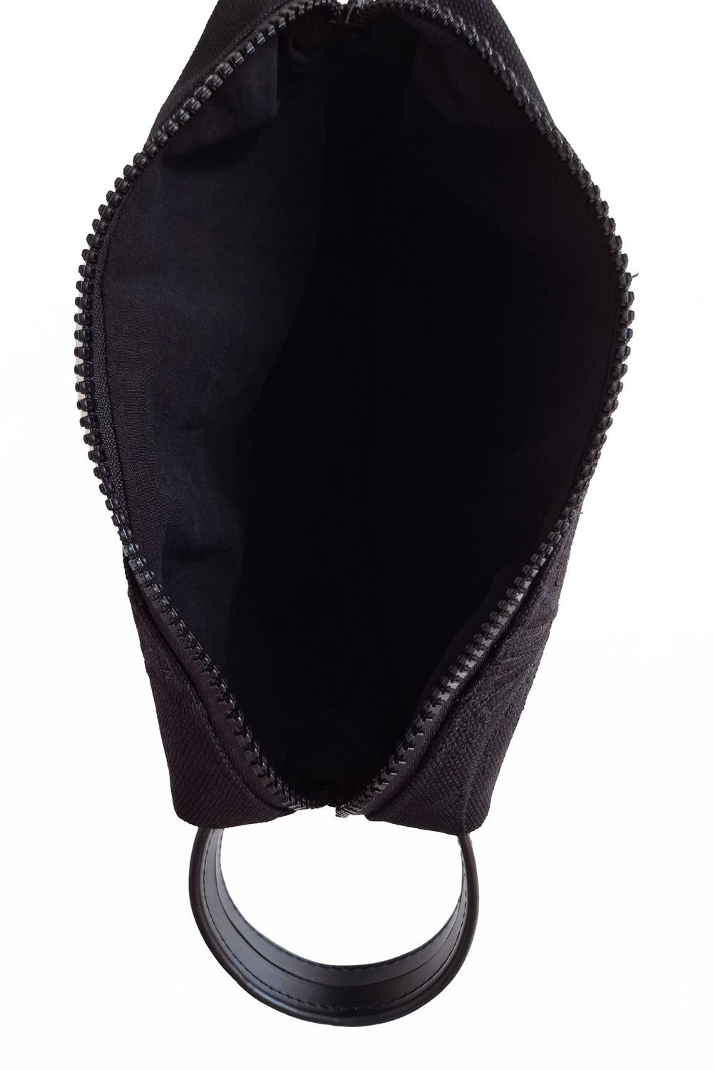Siyah Kanvas Pouch - 8