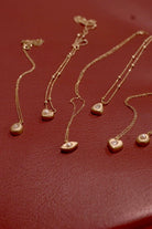 Linya Jewellery-Aura Minimal Taşlı Damla Kolye-Kolye-3-roqelvaxirum.shop