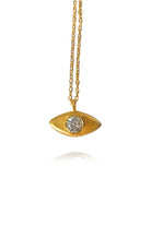 Linya Jewellery-Aura Minimal Taşlı Göz Kolye-Kolye-1-roqelvaxirum.shop