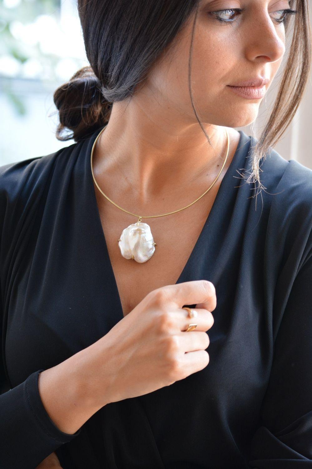 Linya Jewellery-Barok İnci Kolye-Kolye-4-roqelvaxirum.shop