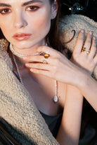 Linya Jewellery-Bombay Taşlı Yüzük Gold-Yüzük-5-roqelvaxirum.shop