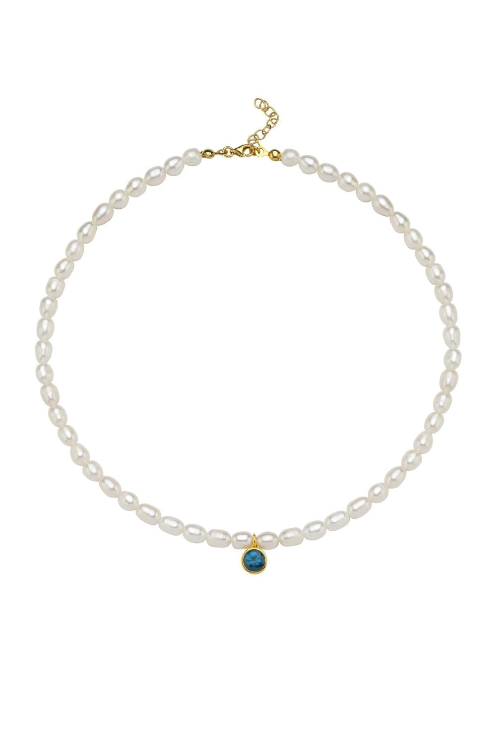 Linya Jewellery-Cosmic Büyük İncili Burç Kolye Mavi-Kolye-1-roqelvaxirum.shop