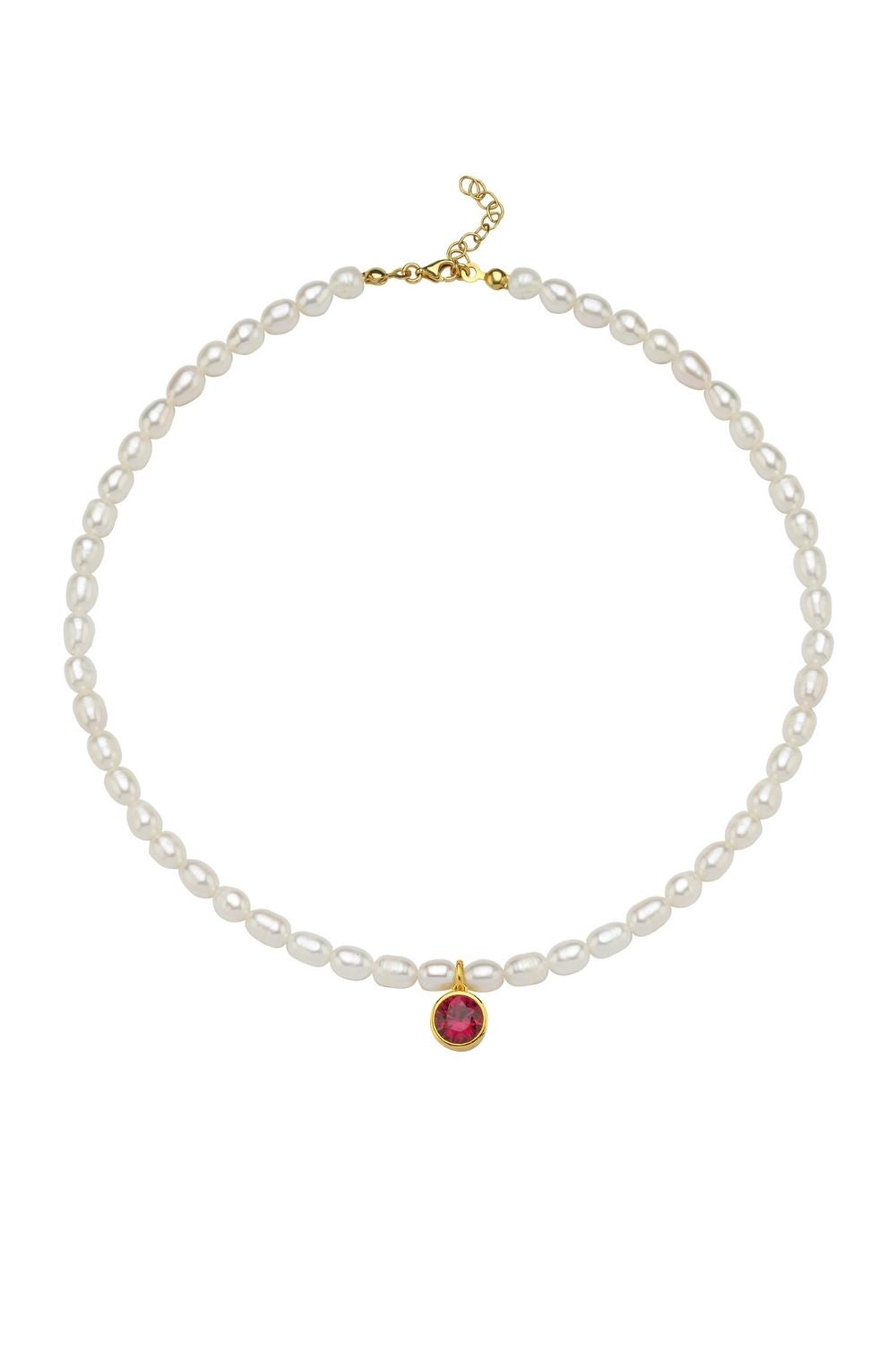 Linya Jewellery-Cosmic Büyük İncili Burç Kolye Turuncu-Kolye-1-roqelvaxirum.shop