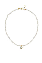 Linya Jewellery-Cosmic Küçük İncili Burç Kolye Lila-Kolye-1-roqelvaxirum.shop