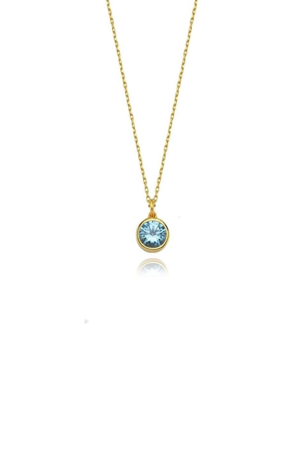 Linya Jewellery-Cosmic Zincirli Burç Kolye Gök Mavisi-Kolye-1-roqelvaxirum.shop
