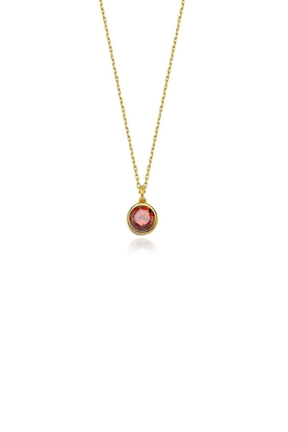 Linya Jewellery-Cosmic Zincirli Burç Kolye Kırmızı-Kolye-1-roqelvaxirum.shop