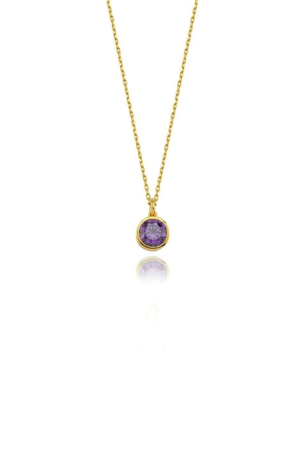 Linya Jewellery-Cosmic Zincirli Burç Kolye Mor-Kolye-1-roqelvaxirum.shop